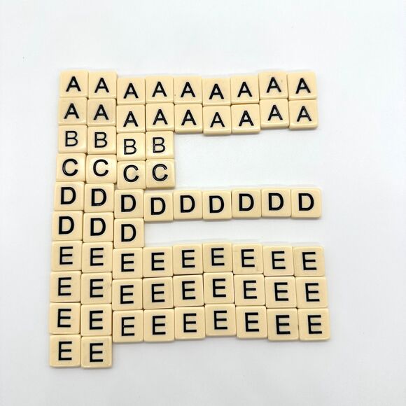 Bananagrams Replacement Tiles Various Letters 229 Total Crafting Scrapbook - Picture 2 of 4